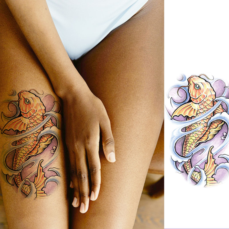 Tattoos Of Roses On Thigh