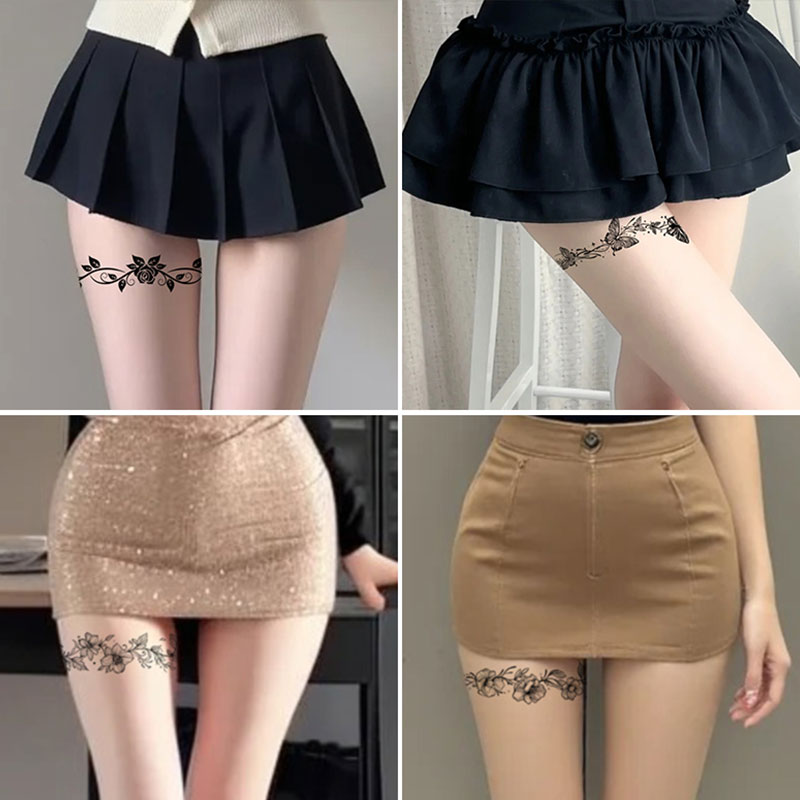 114 Upper Thigh Female Tattoos