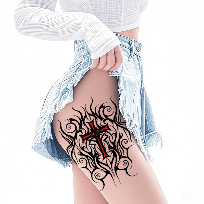 Thigh Dreamcatcher Tattoo 