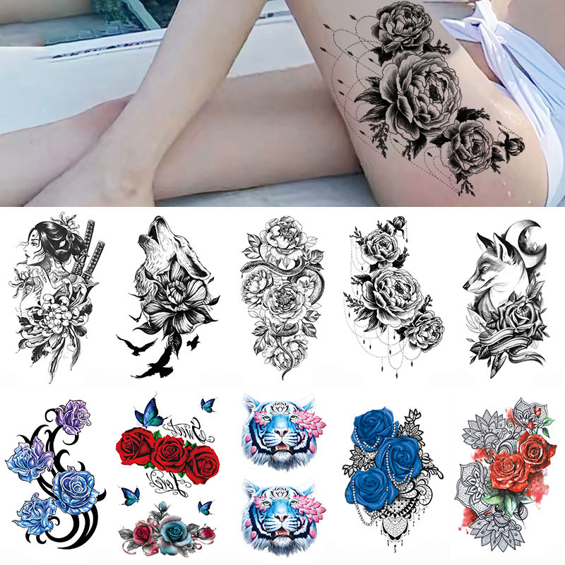 Unique Meaningful Thigh Tattoos