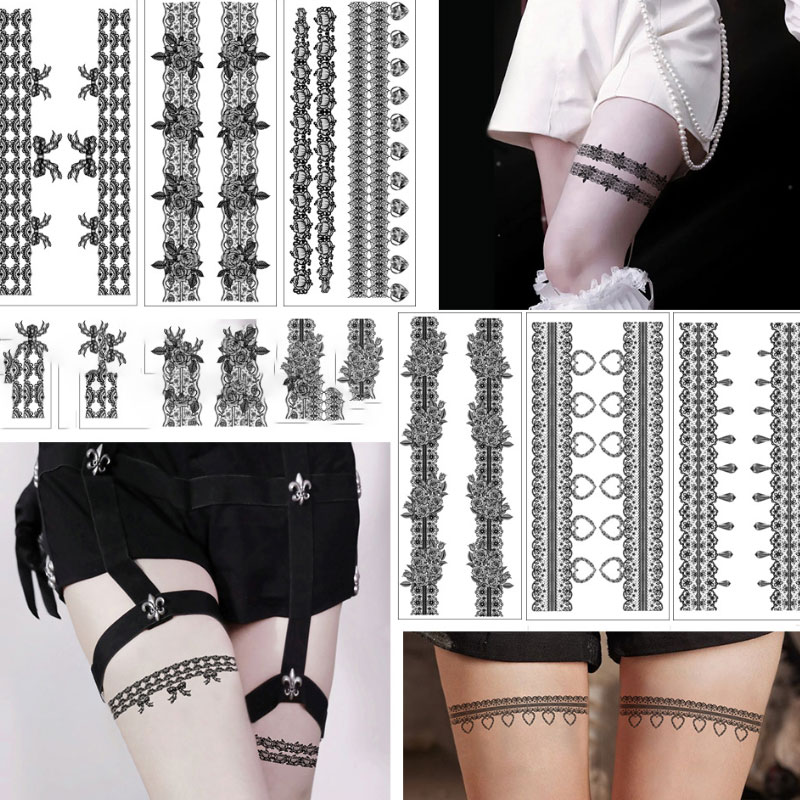 Snake Side Thigh Tattoo 