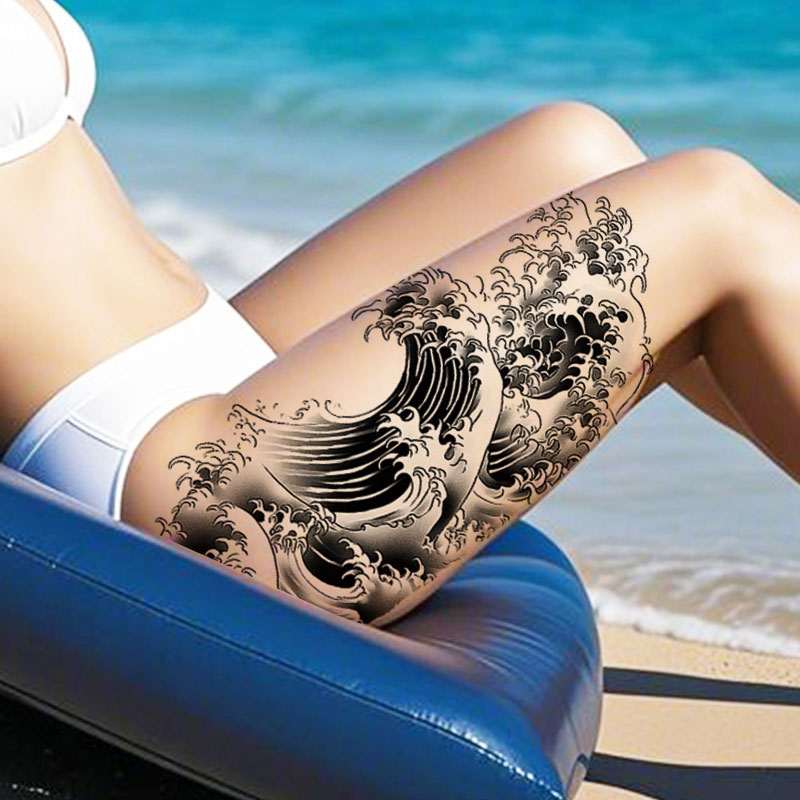 Meaningful Side Thigh Tattoos