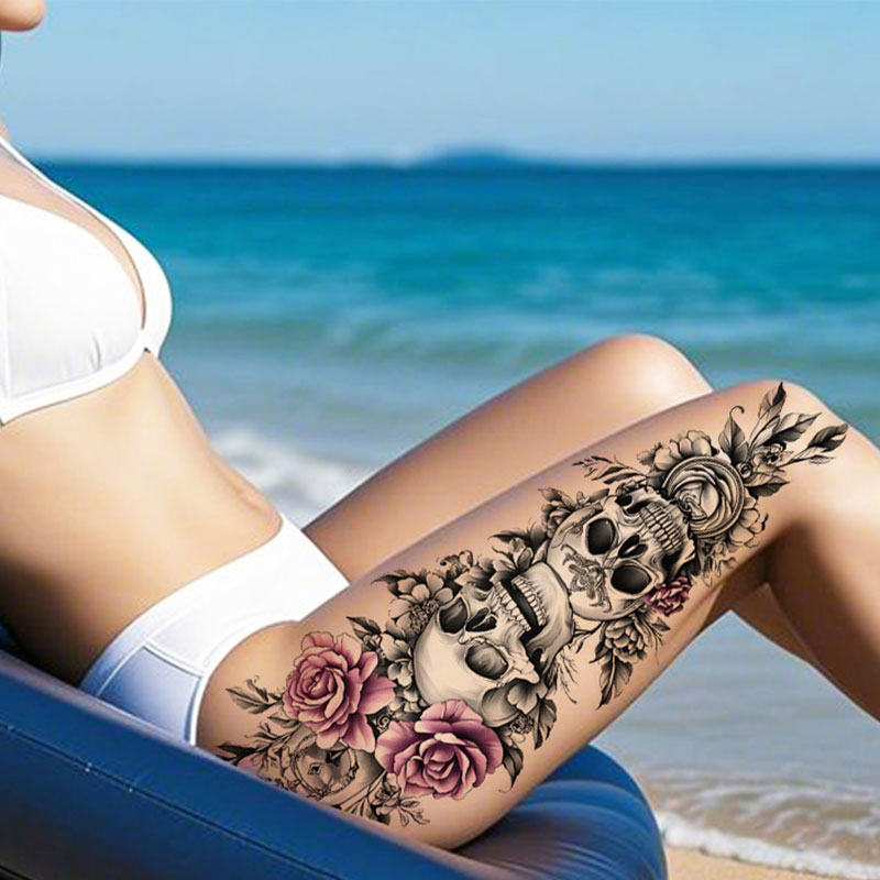 Front Thigh Tattoos