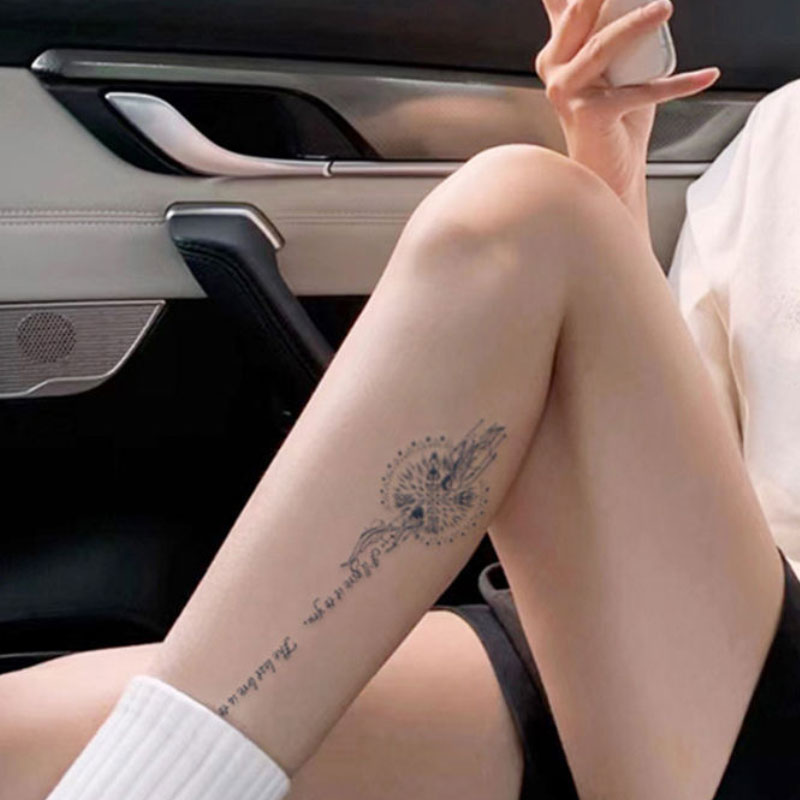 Thigh Tattoos With Quotes
