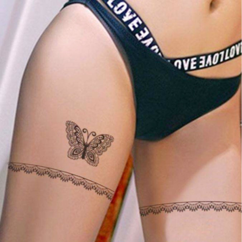 Female Upper Thigh Tattoos