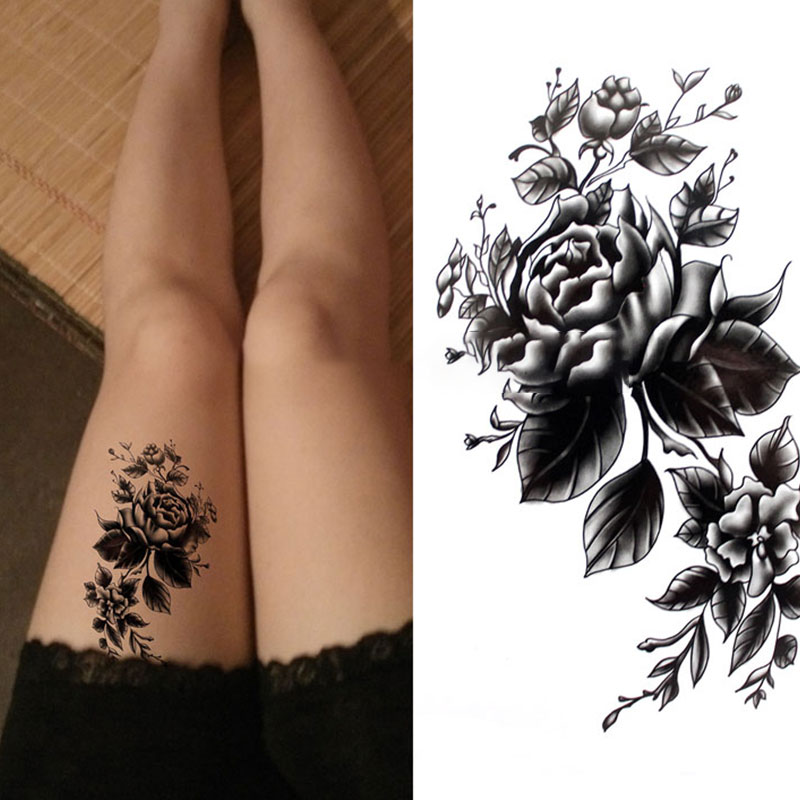 Upper Thigh Female Tattoos