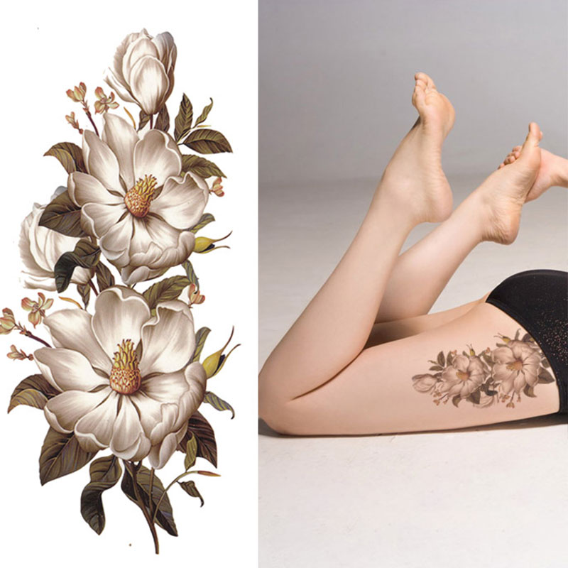 Deep Quote Meaningful Thigh Tattoos