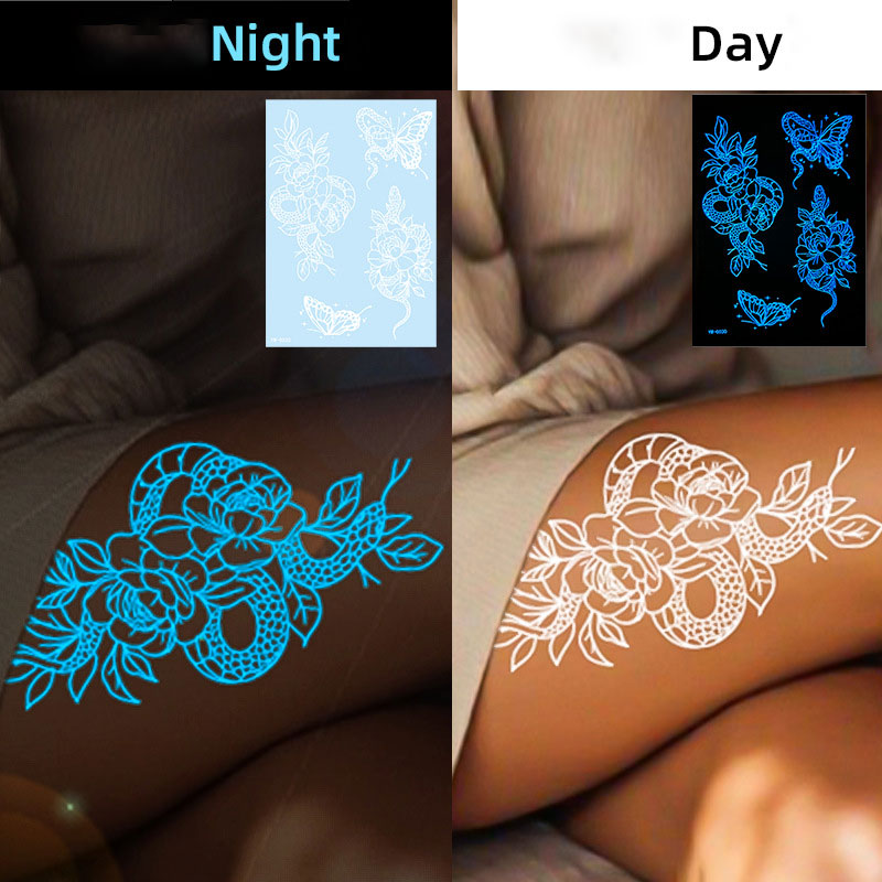 Luminous Thigh Tattoos