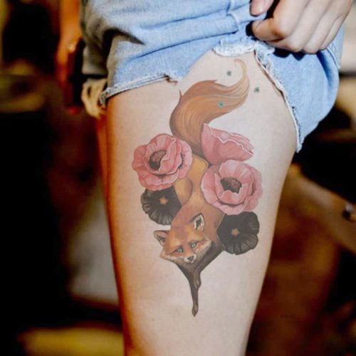 Religious Thigh Tattoos​